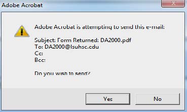 Adobe Email Request