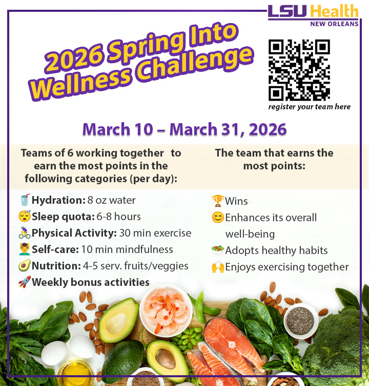 Event Title: Spring Into Wellness Challenge Campus Assistance Program, Event Date: March 12, Starting at 08:00 AM and ending at 08:00 PM in Building: None