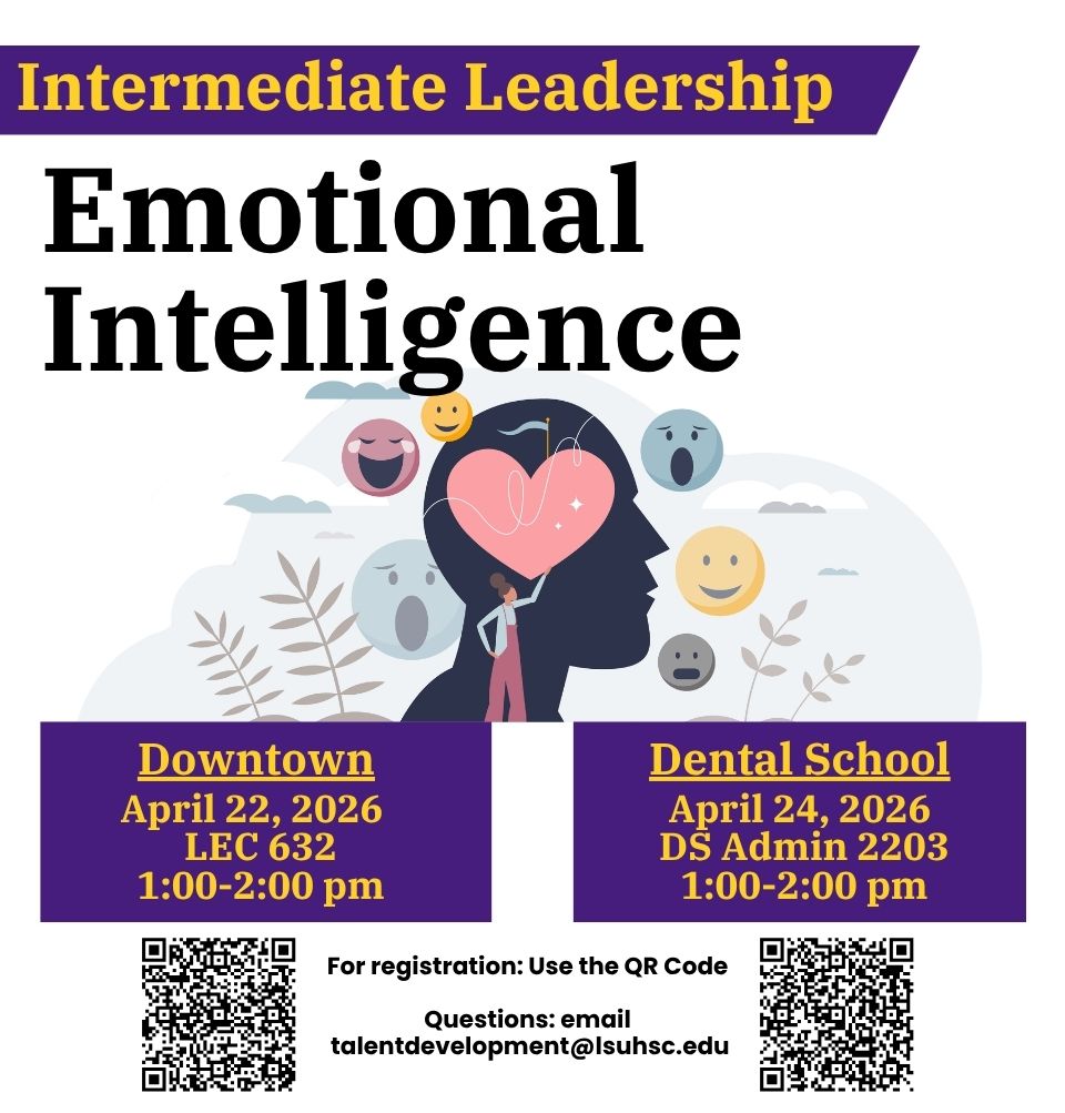 Event Title: Emotional Intelligence  Sonja Washington , Event Date: April 22, Starting at 01:00 PM and ending at 02:00 PM in Building: None