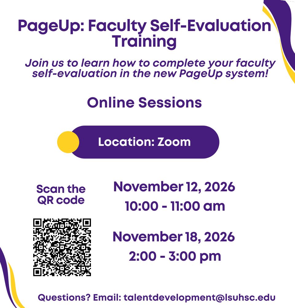 Event Title: PageUp: Faculty Self-Evaluation Training  Sonja Washington , Event Date: November 12, Starting at 10:00 AM and ending at 11:00 AM in Building: None