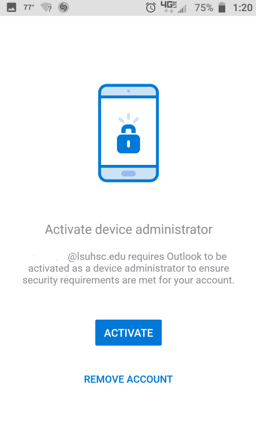 screenshot - activate device administrator