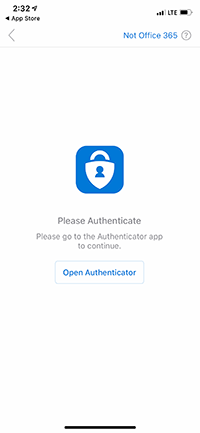 screenshot - authenticate via mfa step 2