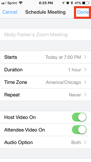 iOSschedule-a-meeting