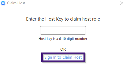 ZoomSignInToClaimHost