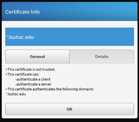 BlackBerry Error #3 Certificate Info