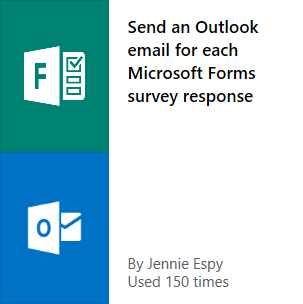 microsoft flow email notification on form completion with microsoft forms template