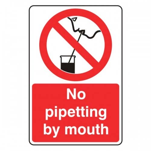 No Pipetting by Mouth