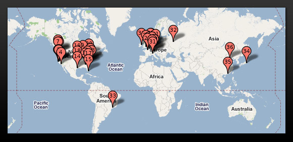 Google Data Center Map