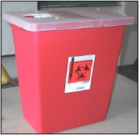 sharps container