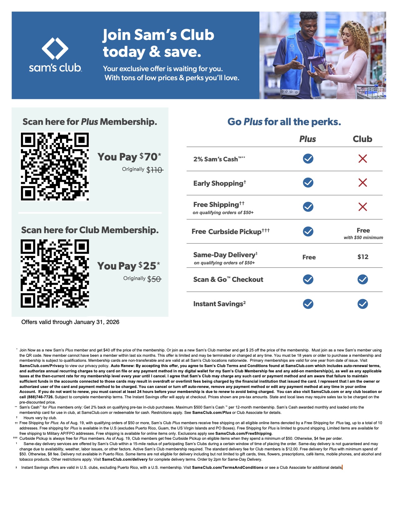 Sams Club Flyer - Link to PDF Version
