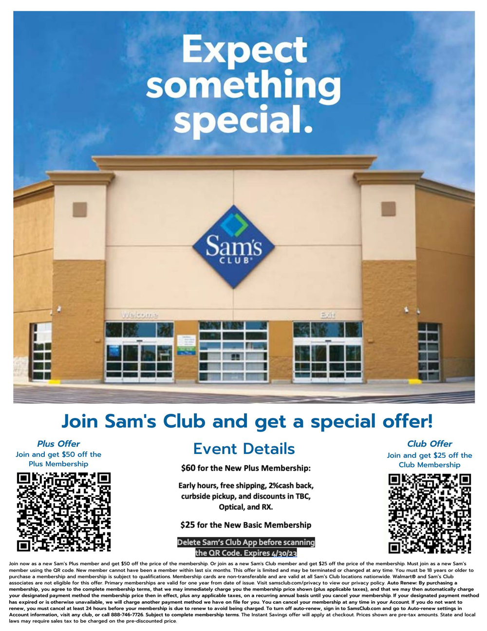 Sam's Club Discount - LSU Health New Orleans