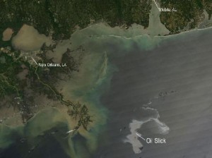 Oil Slick in Gulf