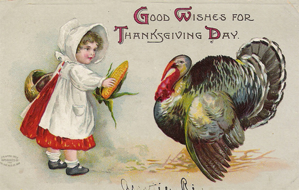 vintage Thanksgiving postcard