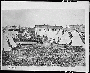 Contraband camp, Richmond, Va, 1865, ca. 1860 - ca. 1865