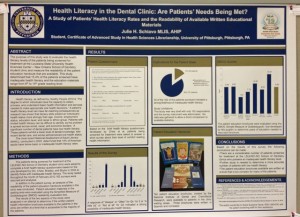 Health Literacy in the Dental Clinic  - Are patient's needs being met? 