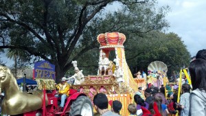 Mardi Gras parade float from Res 2012 on Napoleon Ave.