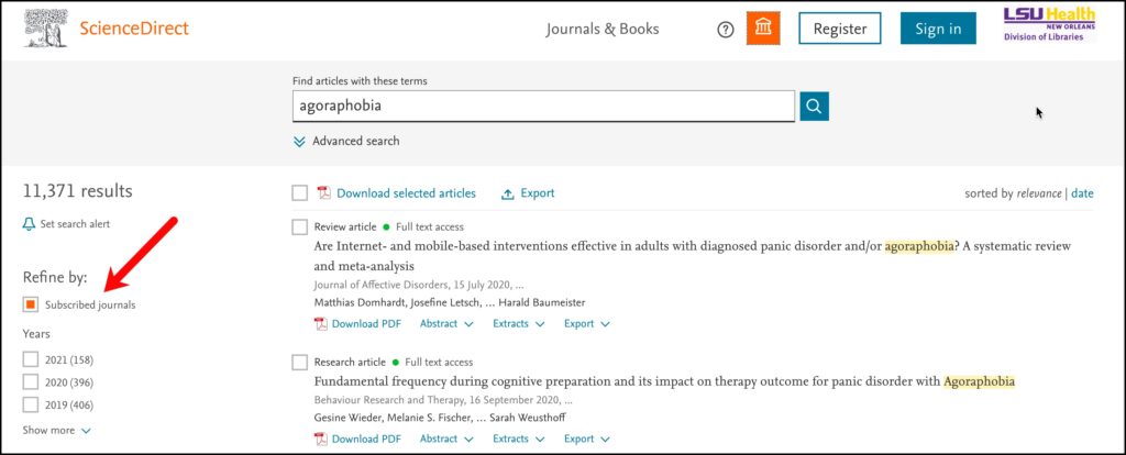 Do you have to pay for ScienceDirect?