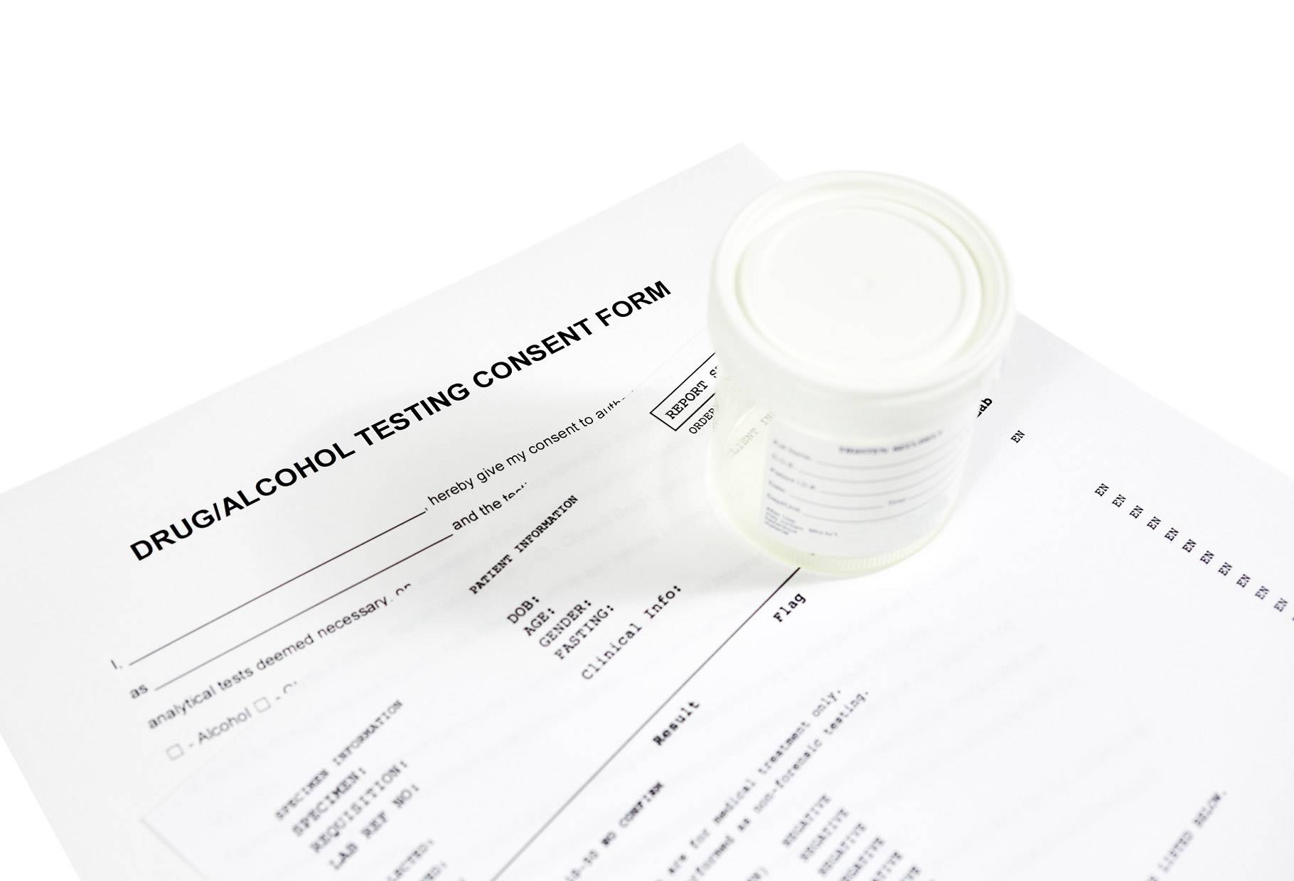 Drug Testing Consent Form