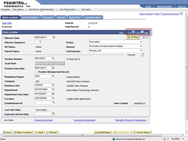 Screen image of this step