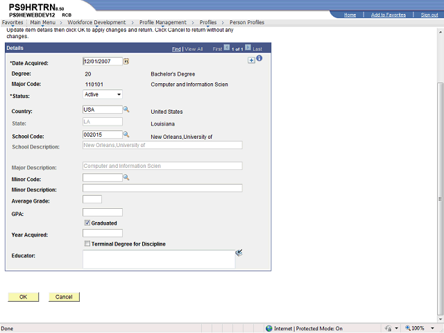 Screen image of this step