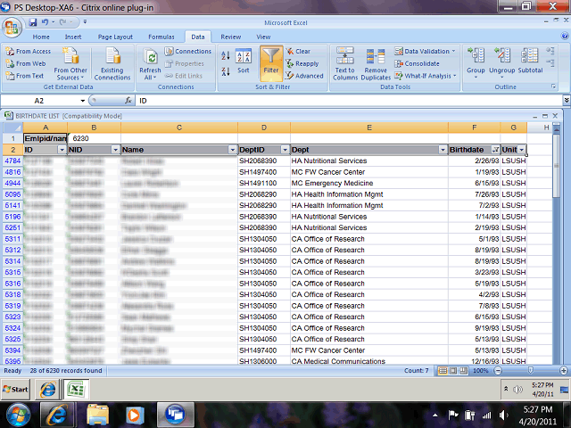 Screen image of this step