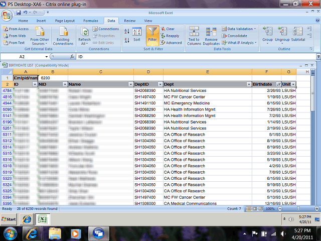 Screen image of this step