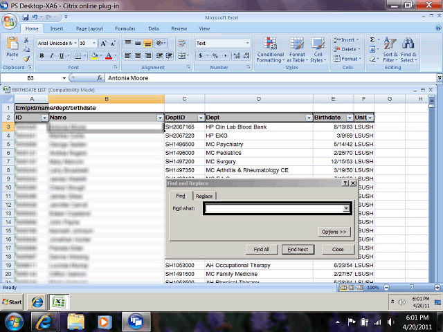 Screen image of this step