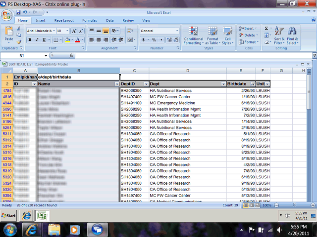 Screen image of this step