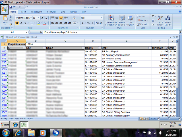Screen image of this step
