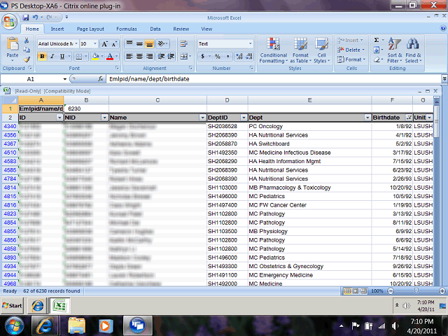 Screen image of this step