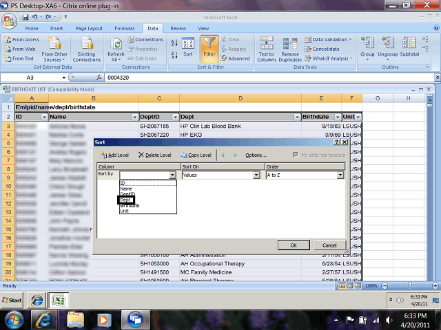 Screen image of this step