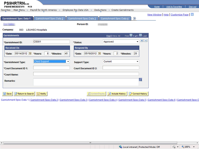 Screen image of this step