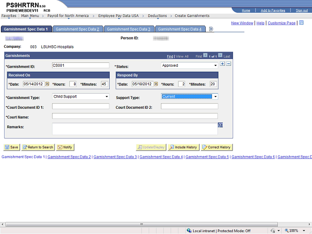 Screen image of this step