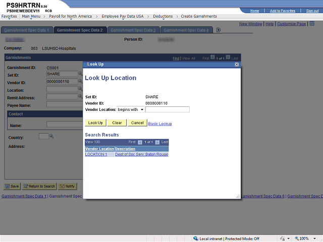 Screen image of this step