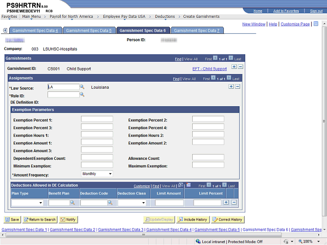 Screen image of this step