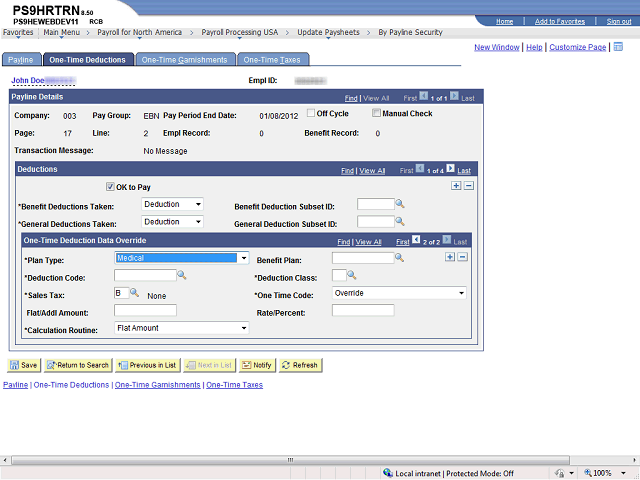 Screen image of this step