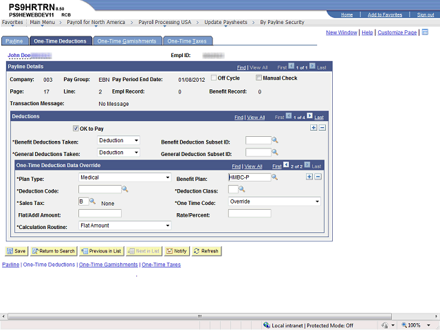 Screen image of this step