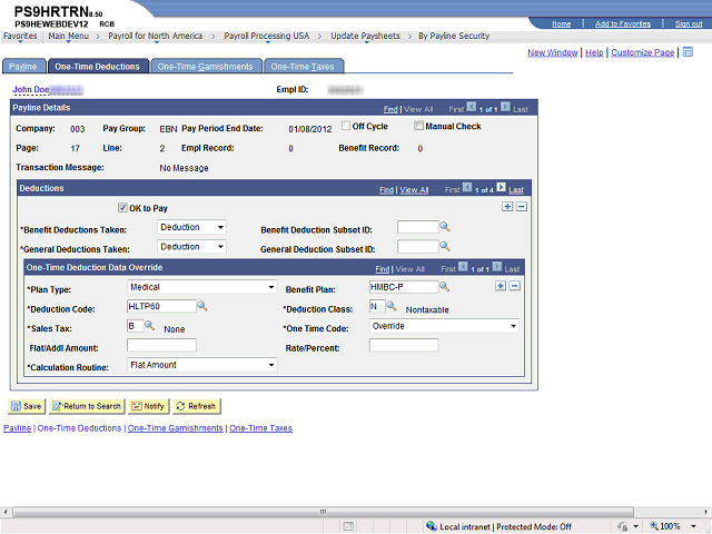 Screen image of this step
