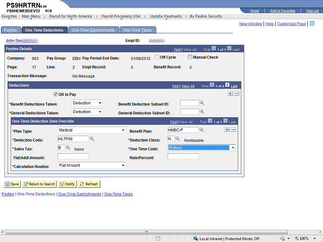 Screen image of this step