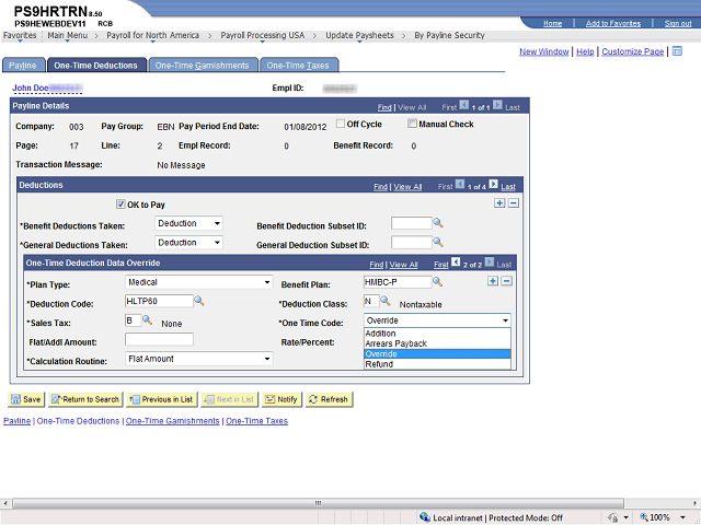 Screen image of this step