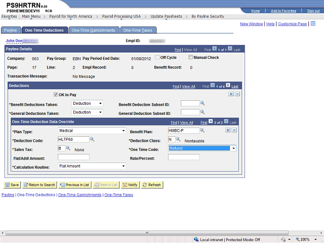 Screen image of this step