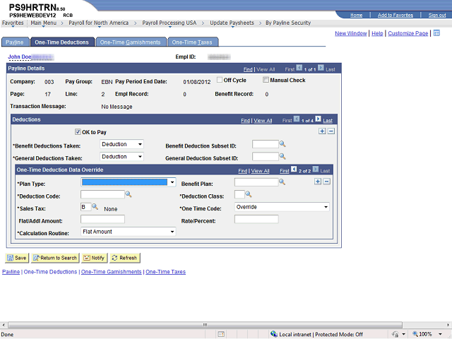 Screen image of this step
