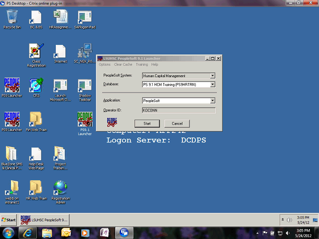 Screen image of this step